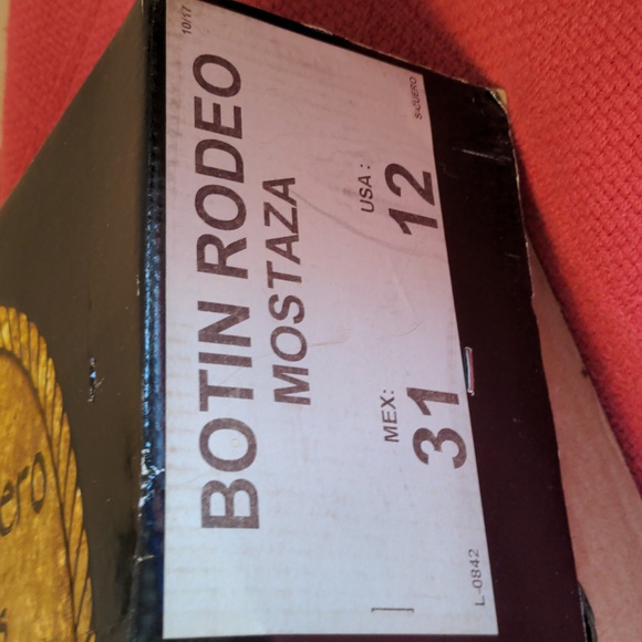 Cowboy Boots mens size 12 tan - Picture 12 of 13